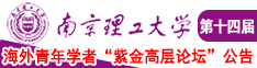 大黑屌干骚逼南京理工大学第十四届海外青年学者紫金论坛诚邀海内外英才！